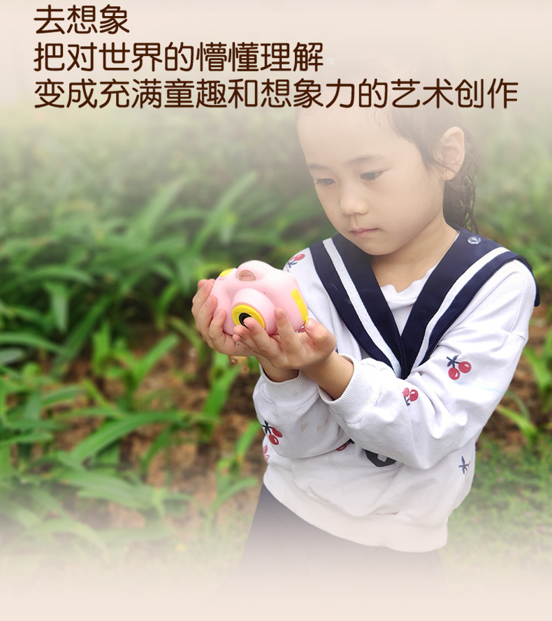 D6前后1800W可自拍小单反双摄玩具照相机礼品mini相机详情图4