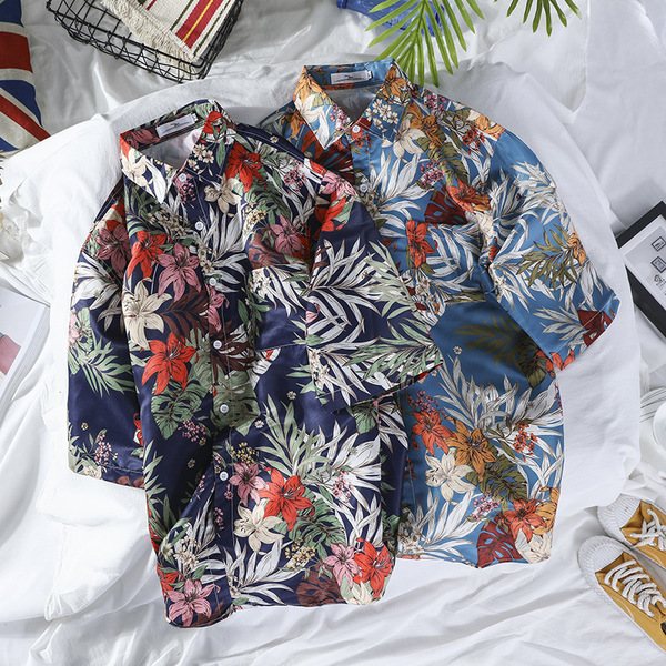 Summer men’s new beach shirt