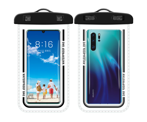 A one-piece disposable waterproof phone case with touch screen swimming phone bag strap large transparent arm band phone waterproof bag