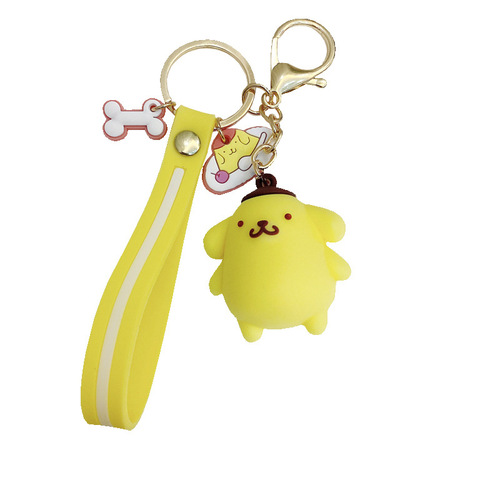 Cartoon Frog Sanrio Keychain Kurome Cute Couple Bag Pendant Creative Gift Manufacturer Wholesale