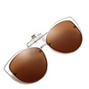 Fashionable glasses suitable for men and women solar-powered, cat's eye