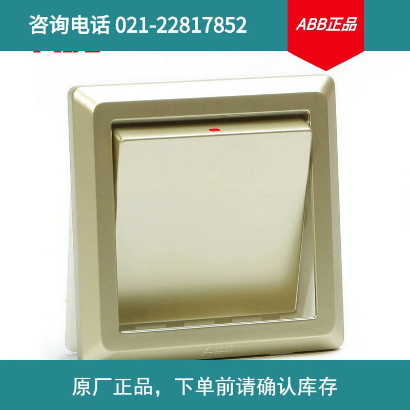 Розетка ABB для выключателей серии Deyi Single Union/One Open Single Control AE101-PG; 10085860