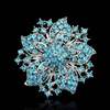 High-end sophisticated brooch, retro pin, accessory lapel pin, diamond encrusted, custom made