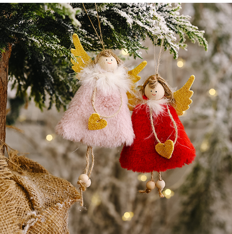 Christmas Decorations Red Angel Pendant display picture 5