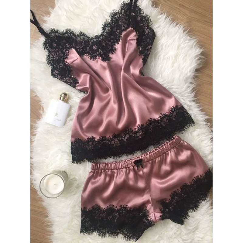 Pijama, split underwear, lace sexy uniform, set, plus size