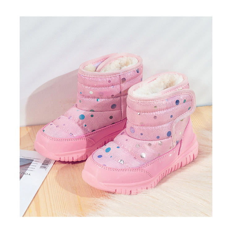 Kid's Casual Solid Color Round Toe Snow Boots display picture 2