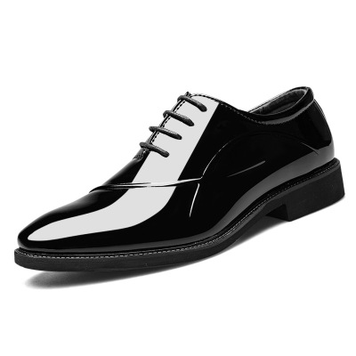 new pattern leather shoes Large business affairs formal wear shoes Casual shoes Frenum Wedding shoes Versatile Men's Shoes One piece On behalf of