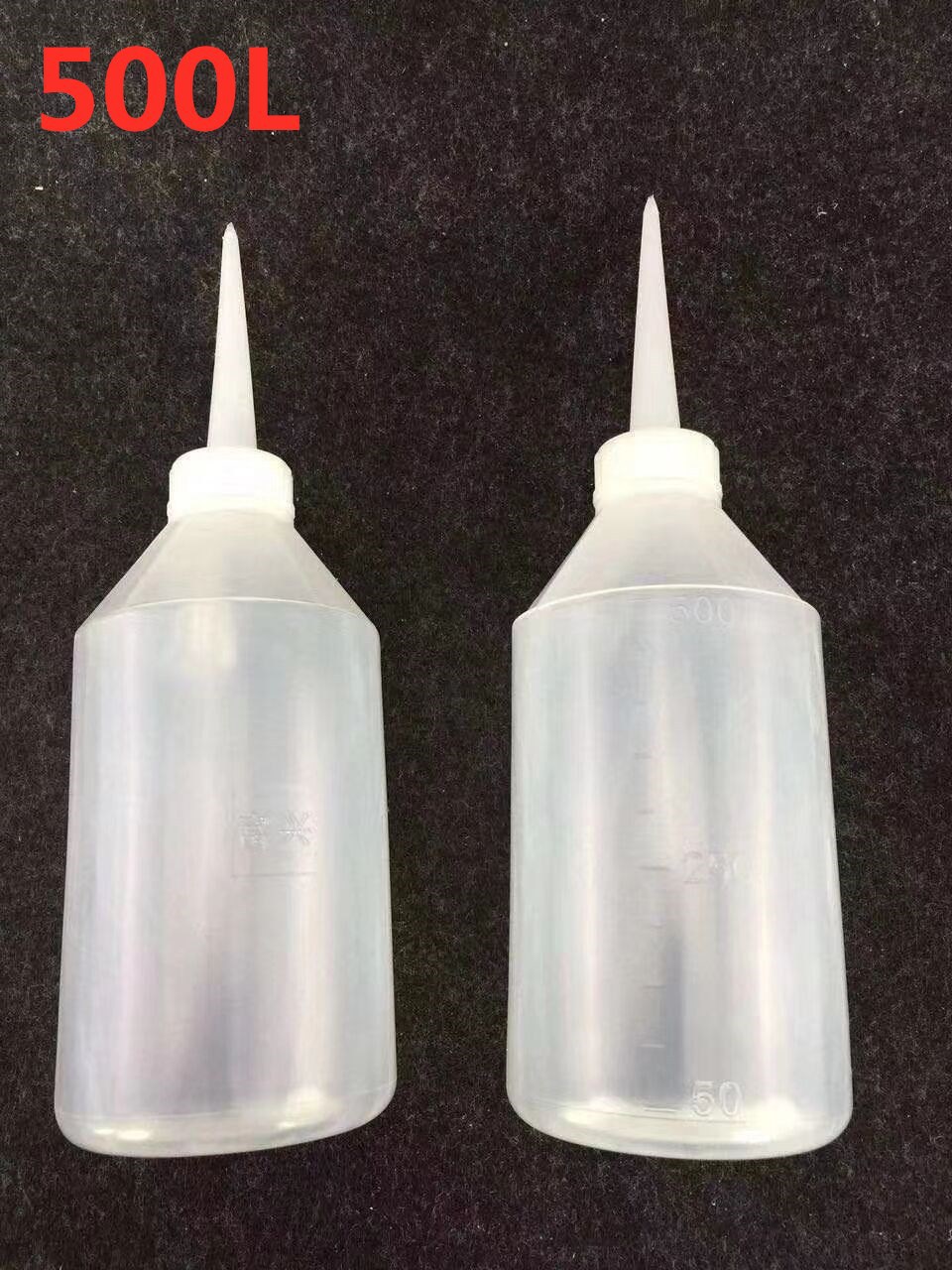 500ml尖嘴瓶 透明塑料瓶 尖嘴点胶瓶 500ml瓶子 尖嘴滴胶壶滴胶