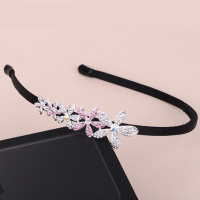 Hair clip hairpin for women girls hair accessories Water Diamond Flower Headband accessories girls versatile hairpin headdress pressure hairpin