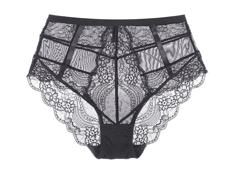 Lingerie francese ultrasottile in pizzo con retro sexy, set da donna, reggiseno trasparente, confortevole e traspirante_voghion.com