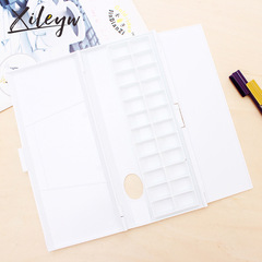 Xile Foldable Watercolor Palette Box, Paint Palette Box, Palette Palette, Palette Flip Cover 24 Grids