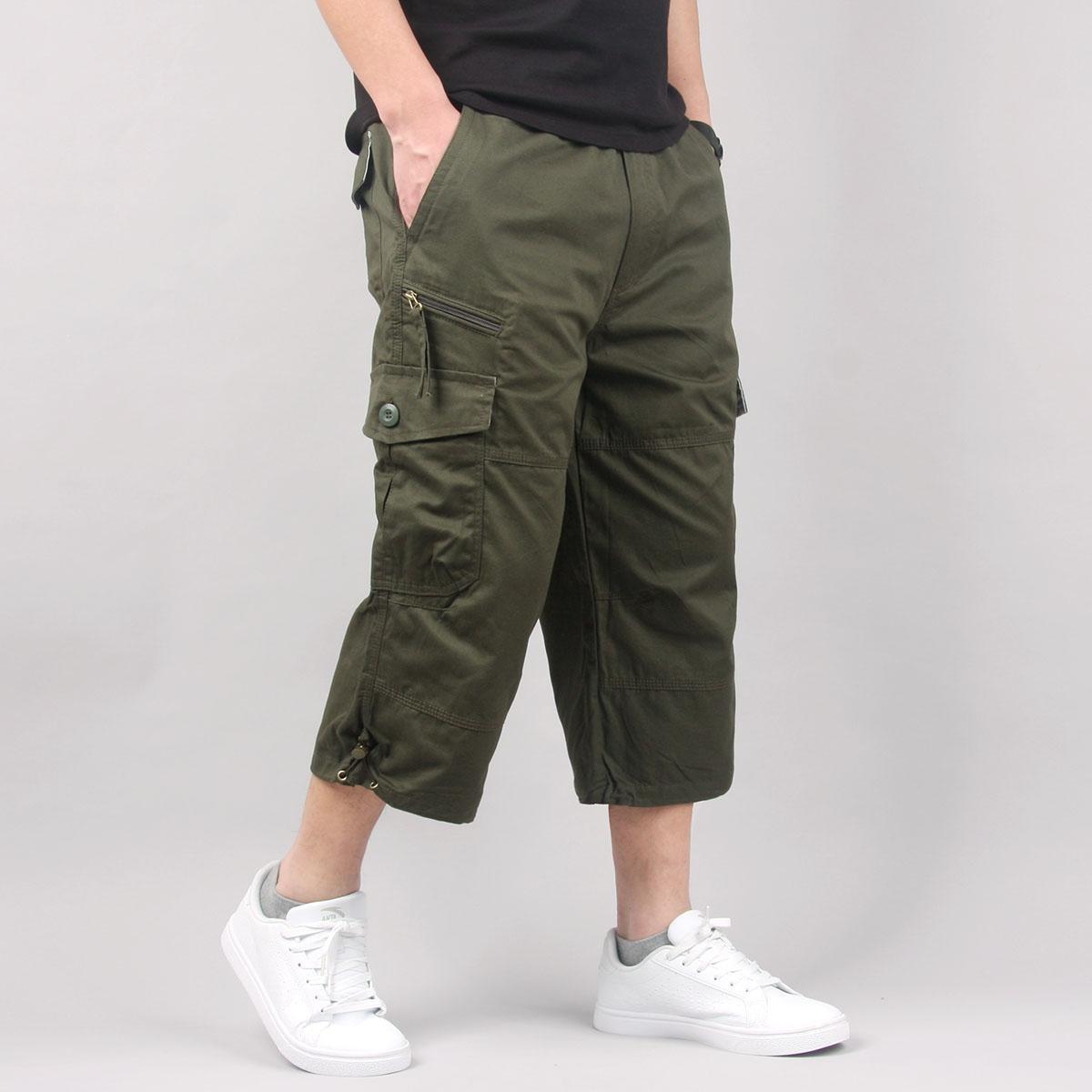 Comercio electrónico en el extranjero AliExpress pantalones cortos casuales pantalones de los hombres de moda Pantalones sueltos pantalones de verano delgados pantalones cortos de verano