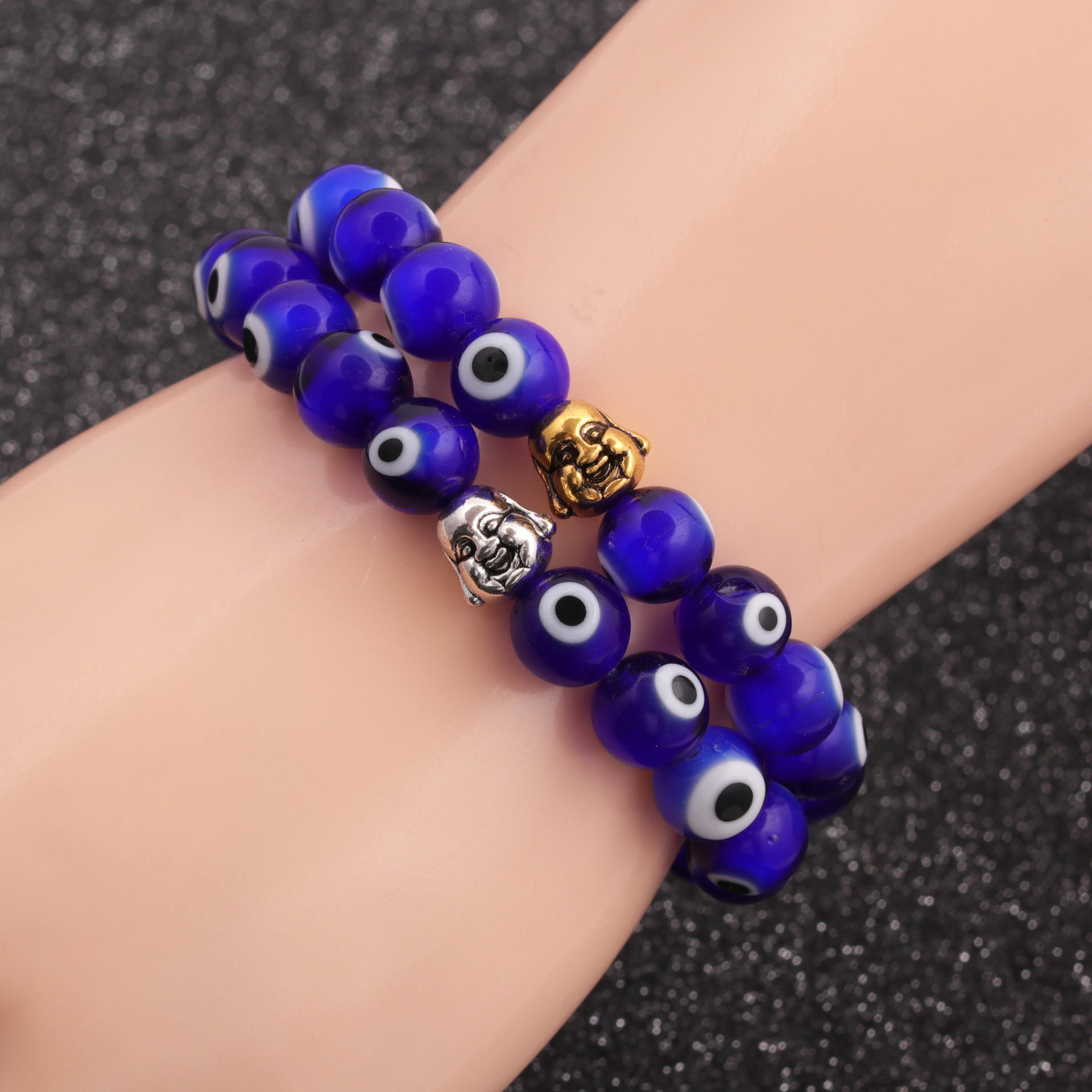 hot sale new Devilu0027s eye beaded Buddha head bracelet wholesale