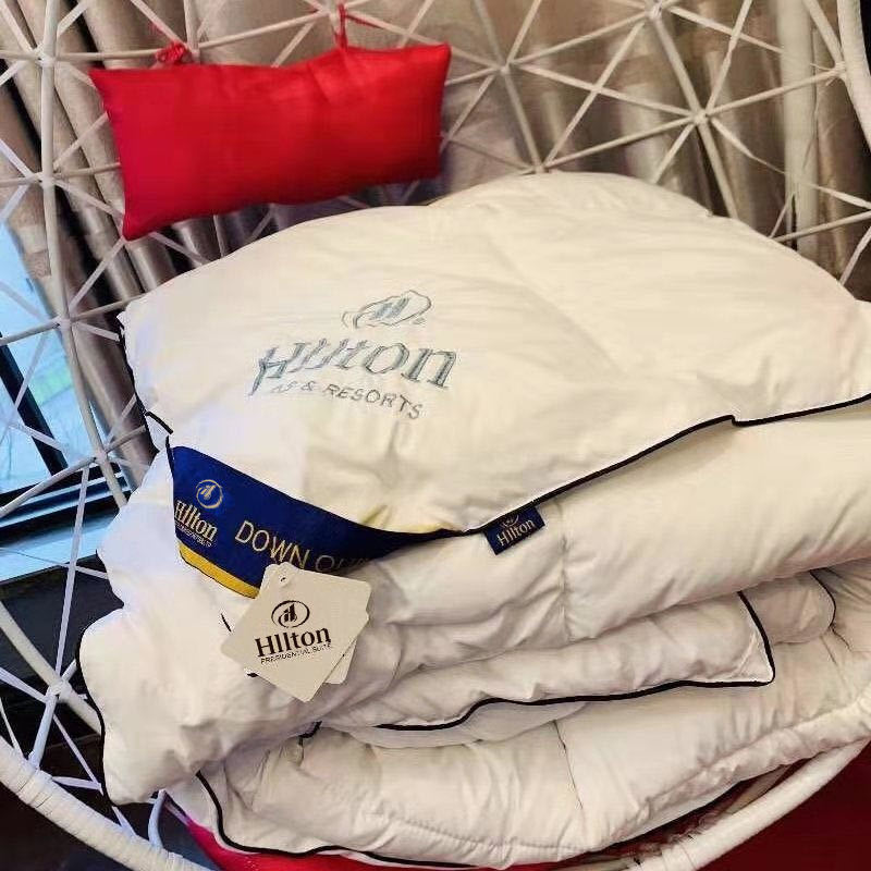 希尔顿羽绒被酒店被子羽丝绒被芯宾馆民宿双人春秋被2米学生冬被|ms