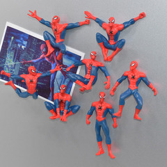Cartoon Anime Spider-Man Fridge Magnet | Creative 3D Magnetic Message Board Stickers | Magnetic Blackboard Magnet Tiles