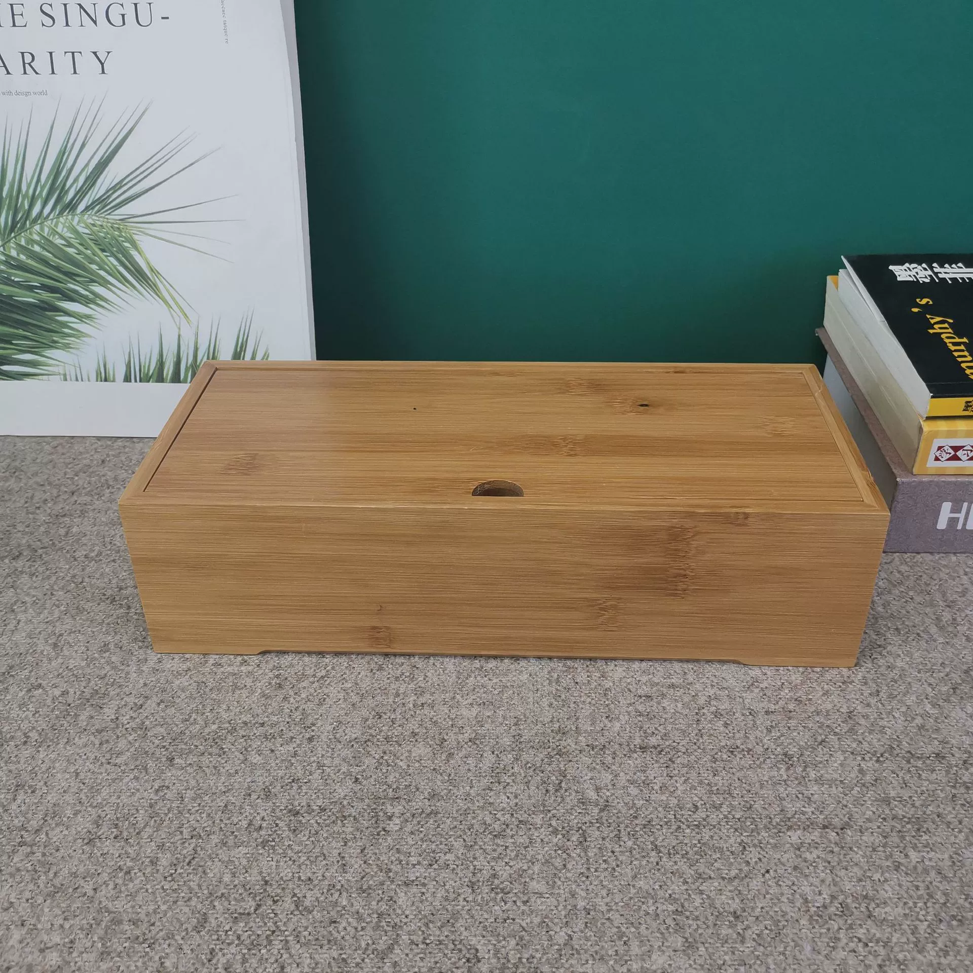 Деревянный ящик для хранения эфирного масла Подарочная упаковка Ящик для хранения из цельного дерева Креативная трехсекционная шкатулка для драгоценностей