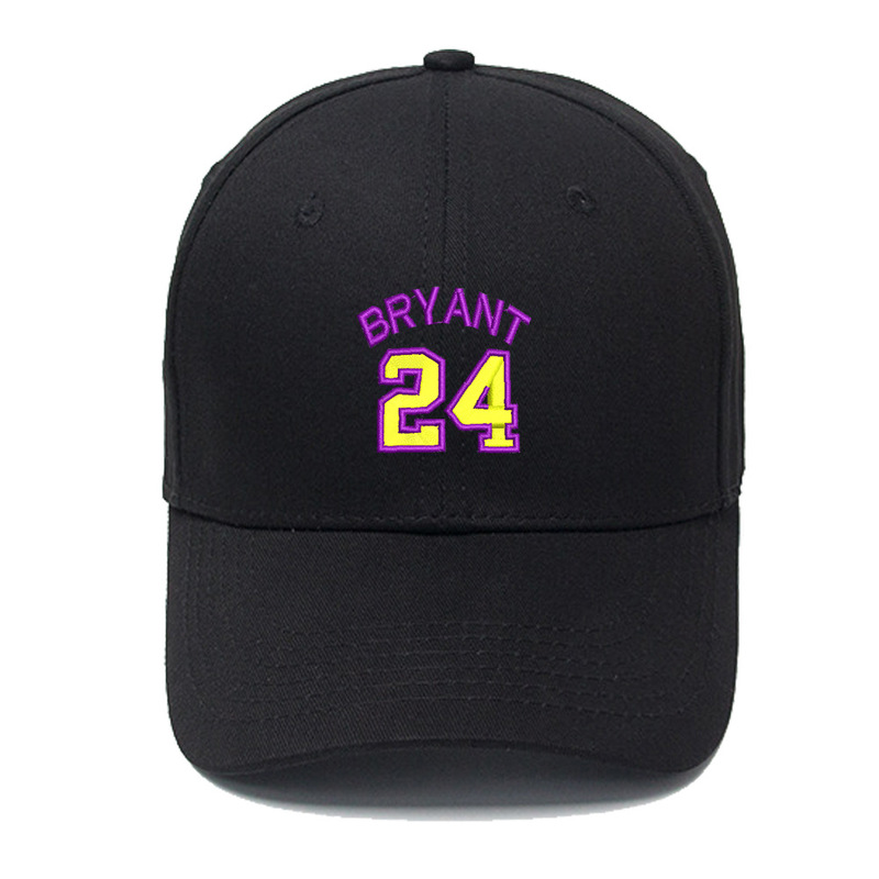 AliExpress Explosions Kobe Bryant 24th Dad Hat Black Mamba Cotton Embroidered Baseball Cap
