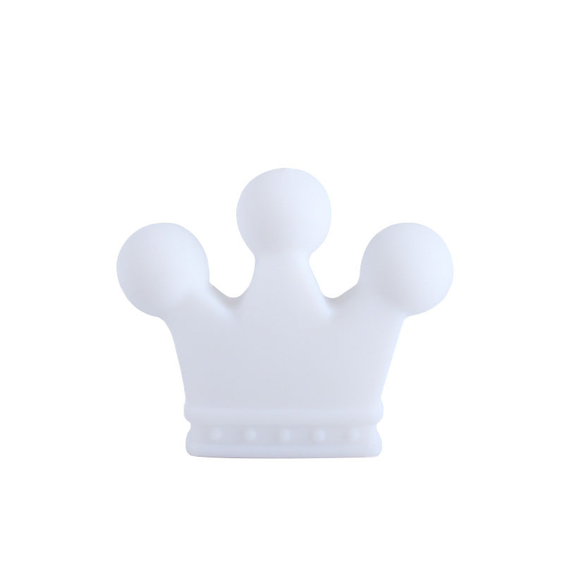 Suministros para bebés DIY calmante corona de silicona cuentas sueltas bebé pulsera molar Cadena de pezón cadena anti-caída Accesorios