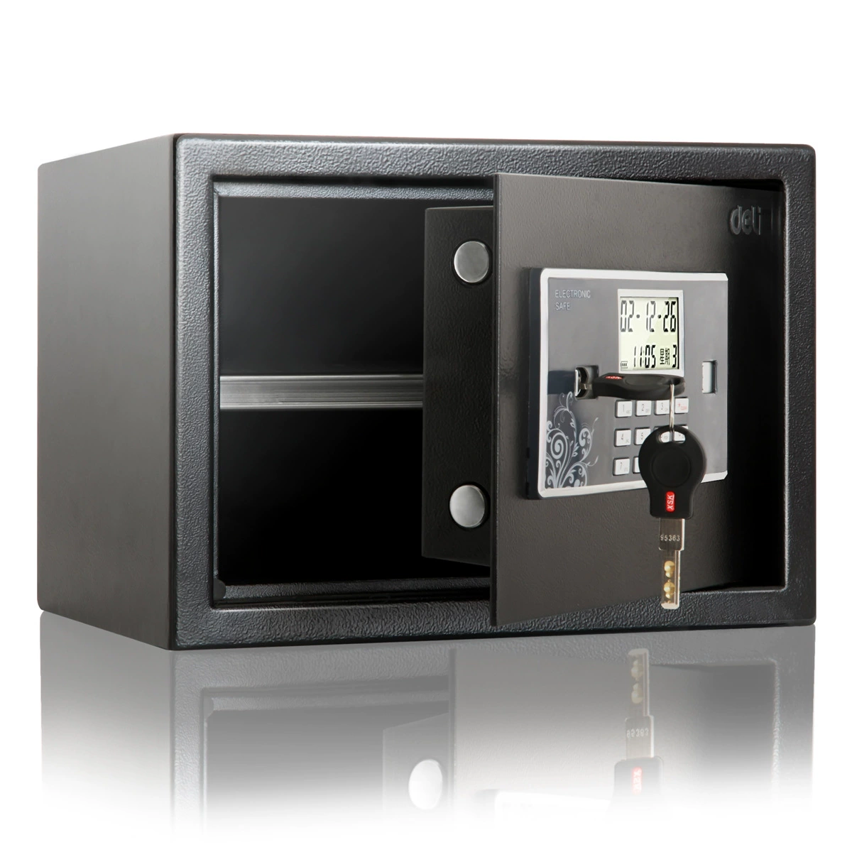 Deli 92619 safe, wall-embedded office safe, home small safe, small mini
