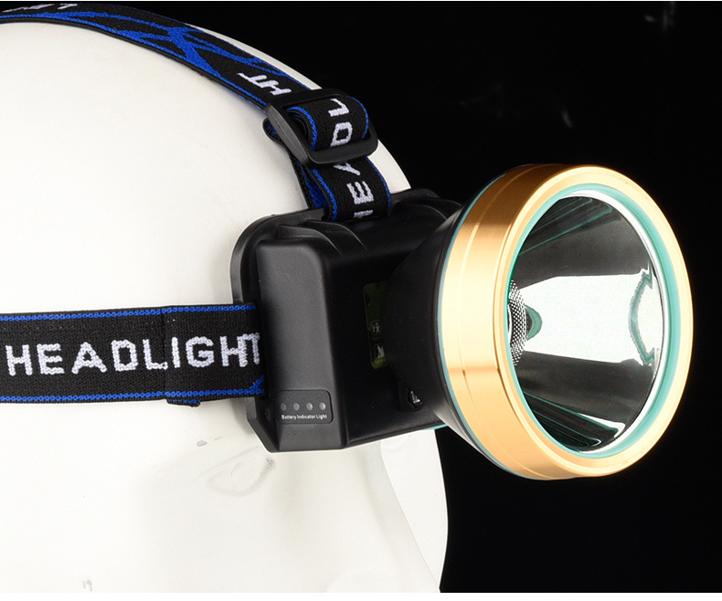 超亮夜钓捕鱼矿灯户外探照