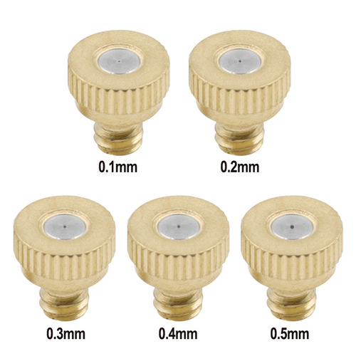 3/16 low pressure fine atomizing nozzle, cooling and humidifying brass nozzle, accessories wholesale garden spray head