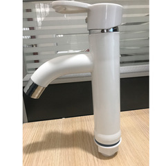 Cold and hot water faucet, bathroom sink faucet, single-hole dual-temperature plastic faucet wholesale