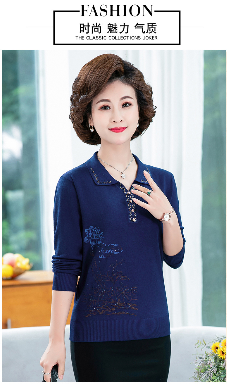 D7363 610K ÁO LÓT NỮ TONTDI ÁO LEN DÀI TAY MÙA XUÂN THU ĐÔNG TRUNG NIÊN KÍN CỔ THỜI TRANG NỮ G02 SẢN PHẨM MỚI