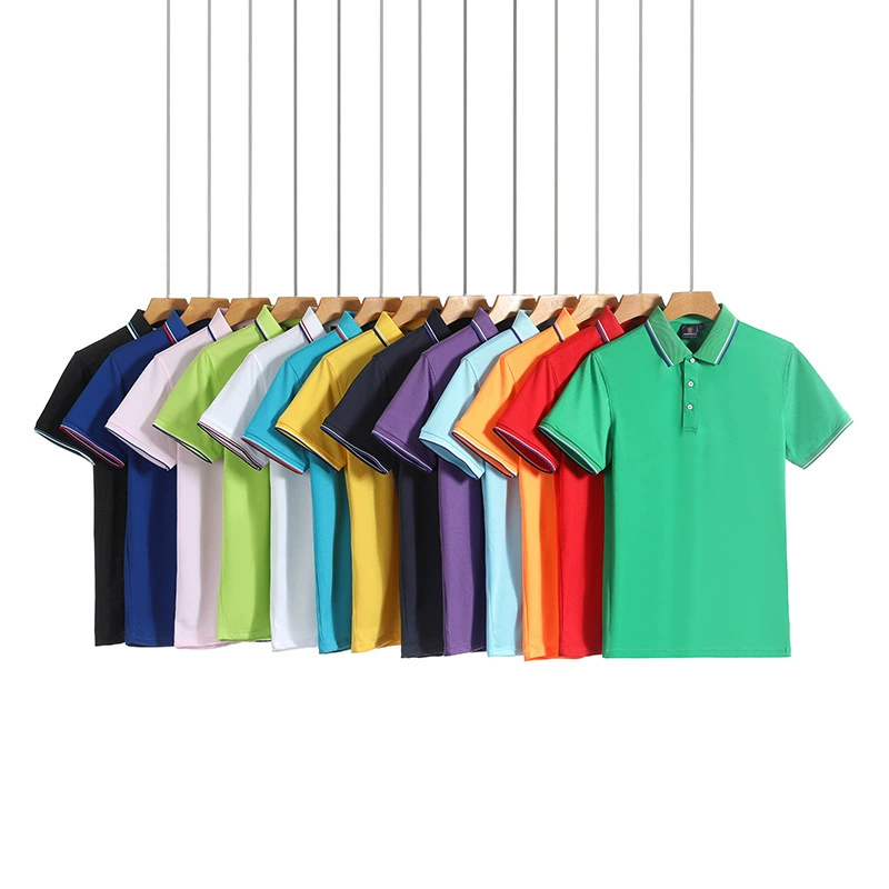 Cotton polo, overall, with short sleeve, wholesale