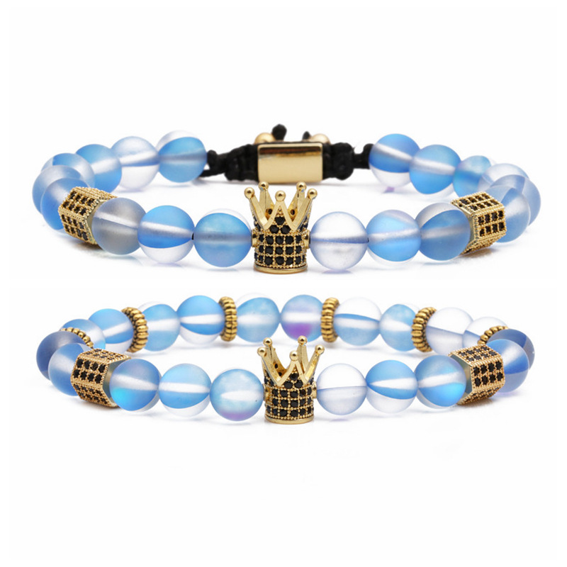 Achat Gewebt Perlen Armband Set display picture 4