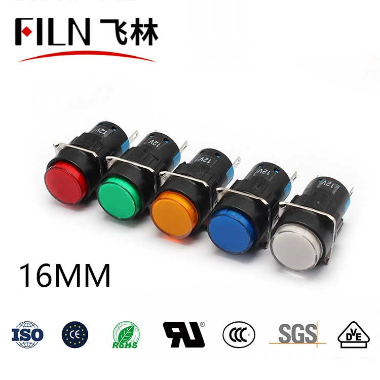 Indicator lamp, square floor lighting, 16mm, 12v