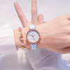 Quartz waterproof watch, 2020, Korean style, simple and elegant design, for secondary school