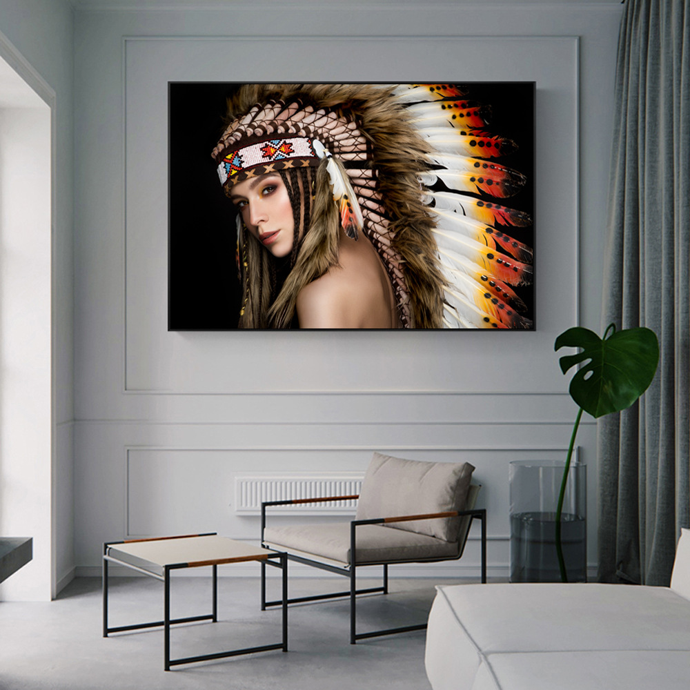 Indian-Pretty-Girl-Wall-Art-Ca