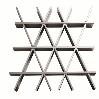 南京厂家直供木纹铝格栅，颜色可定制防火防潮通风透气|ms