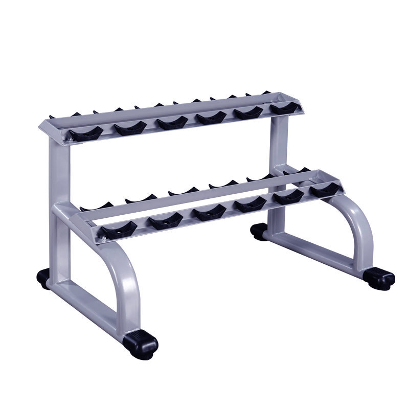 Multi-funcional de doble capa con mancuernas 10 pares 6 pares de cabeza redonda hexagonal rack de almacenamiento Gimnasio Profesional equipo doméstico