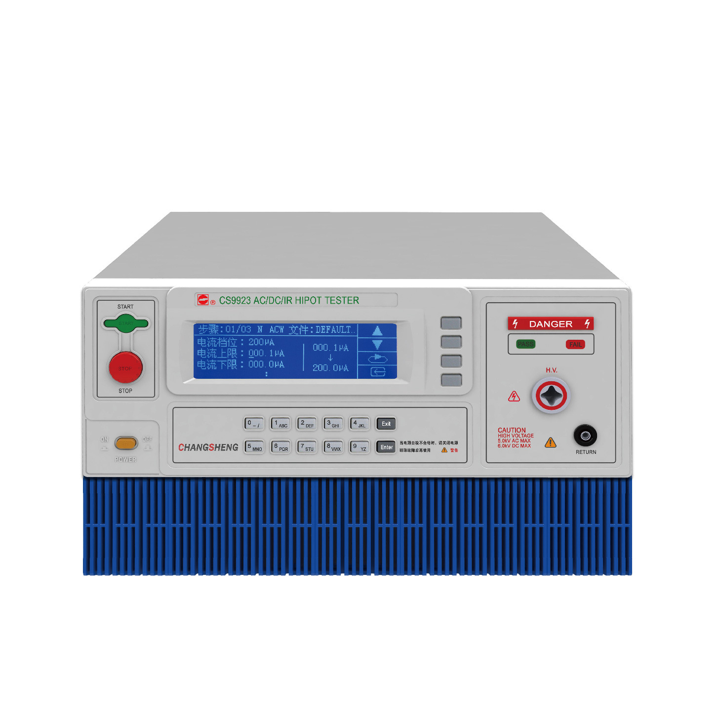 南京长盛 CS9923 程控绝缘/耐压测试仪