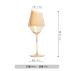 Wineglass, glossy crystal, golden cup