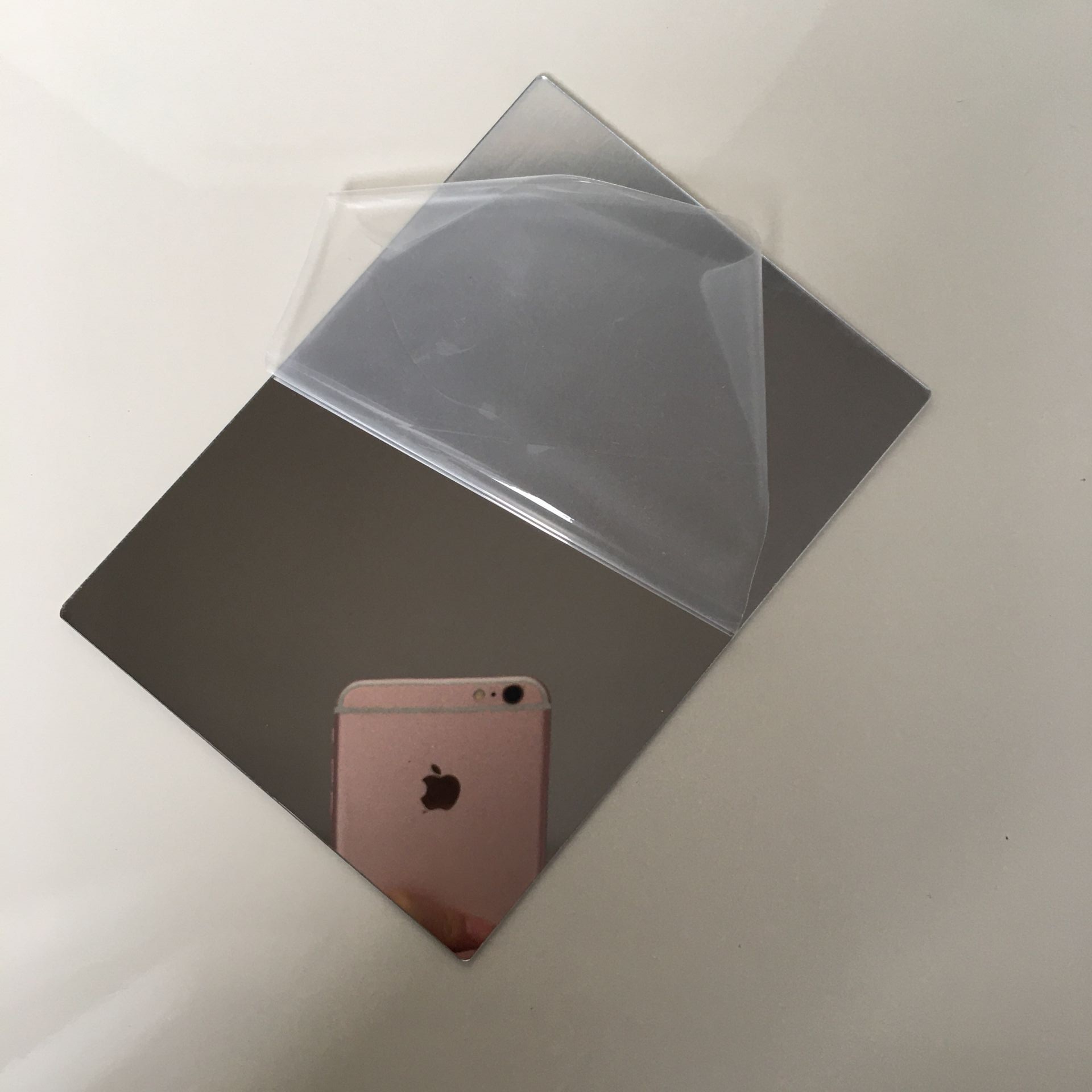 东阳塑料镜片厂家直销圆角亚克力镜片背胶ps镜片塑胶镜片加工定制