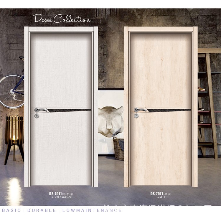 Cabeza de la puerta Placa de sellado puerta de la habitación puerta interior puerta del dormitorio puerta compuesta ecológica conjunto de puertas Puerta de ingeniería puerta de madera Placa de sellado puerta