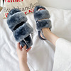 Demi-season slippers, keep warm footwear indoor, Amazon, plus size, on elastic band
