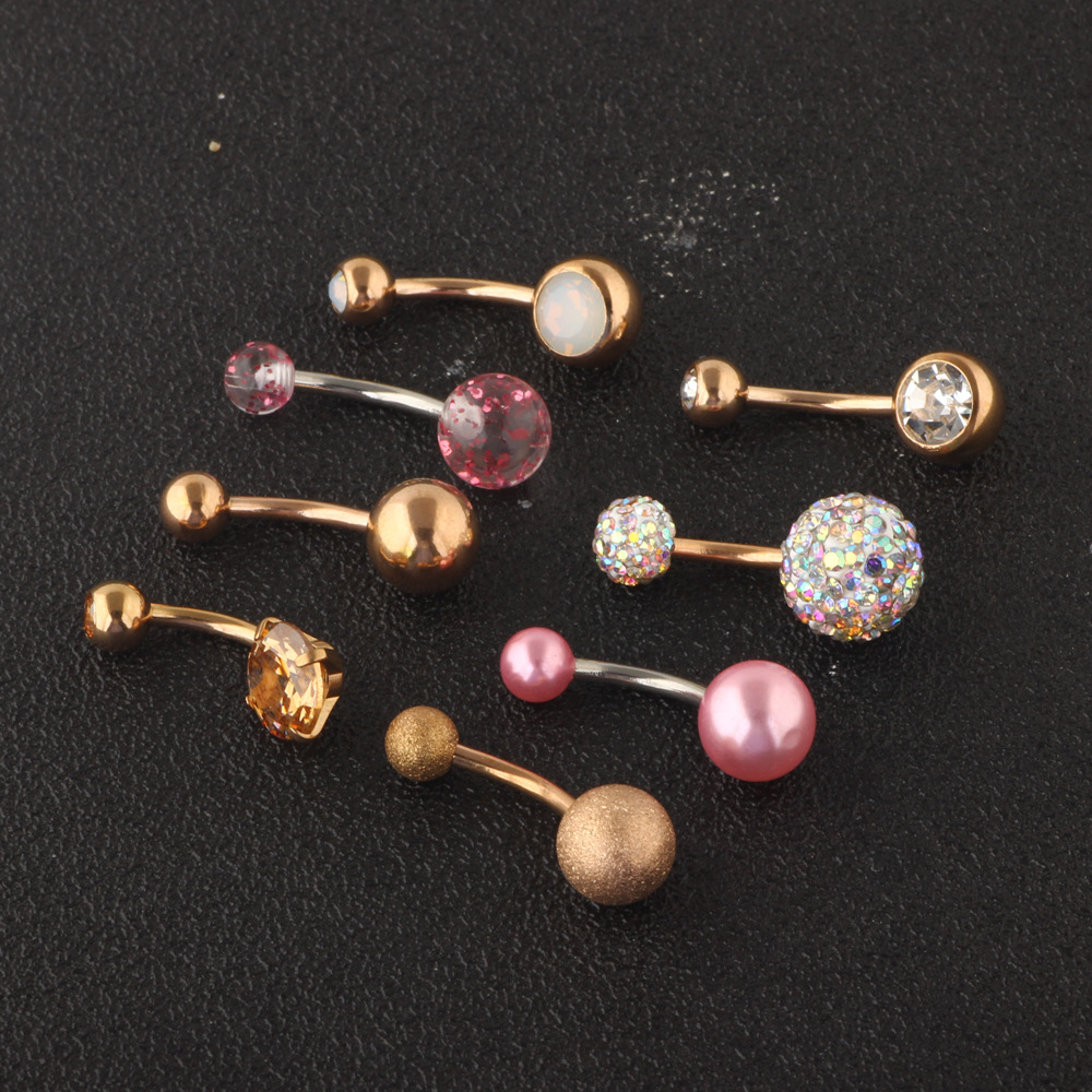Labret piercing jewelry detail image