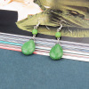 Ethnic retro turquoise marble earrings, ethnic style, simple and elegant design, European style