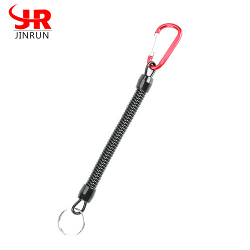 Spinning Rod Lure Fishing Gear Lost Line Tool Lost Line Middle Size with 6 Color Mountain Climbing Buckle Telescopic Fishing Rod Guard Cord