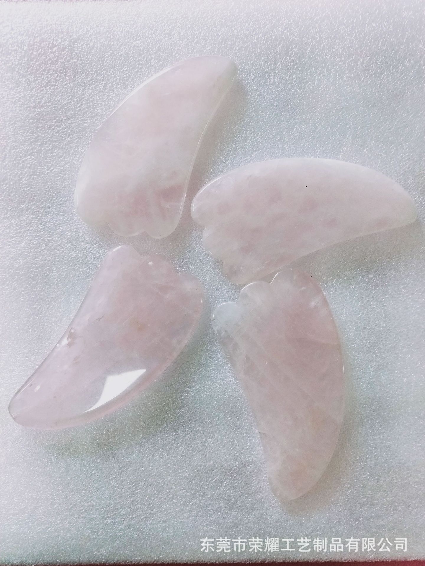 粉晶刮痧板白玉刮痧板东陵刮痧板虎眼石刮痧板天然材质