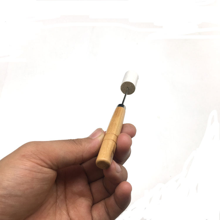 Moxa stick moxa stick burning wooden handle extender moxa stick moxa stick suspension moxibustion needle awl short moxa stick moxa stick hand holding household detail image 4