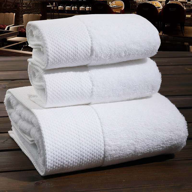 Five-star hotel bath towel White cotton...