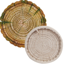 硅胶模具树桩造型翻糖蛋糕模具水晶滴胶硅胶模具巧克力烘焙工具