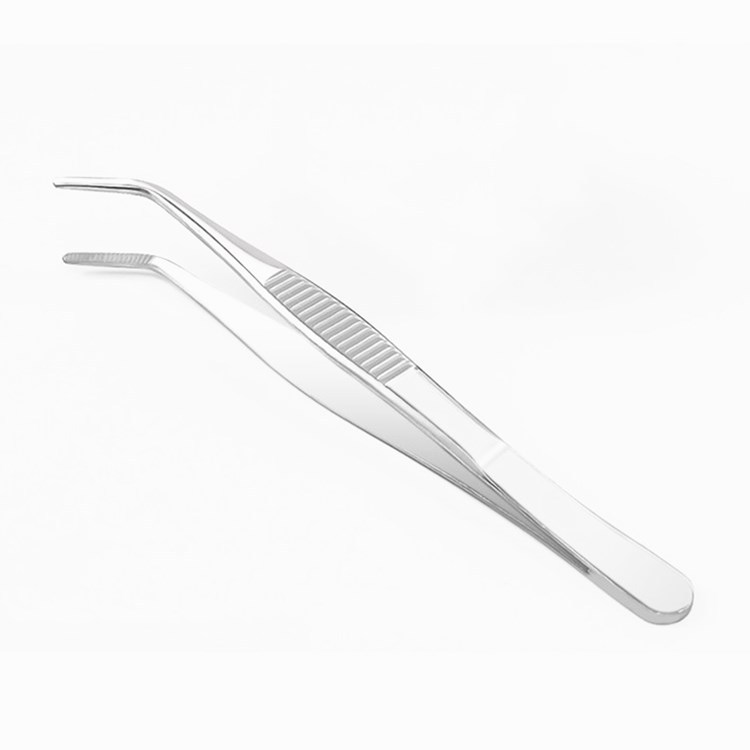 卫特斯WEITESI 不锈钢镊子WT-160防滑弯头带齿拔毛加厚加硬160mm