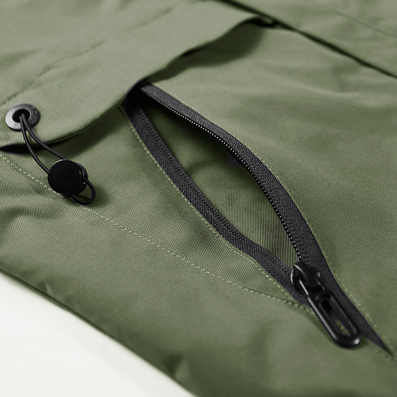 Invierno transfronterizo nuevos hombres lavados con capucha desmontable chaqueta caliente chaqueta casual abrigo de los hombres al por mayor