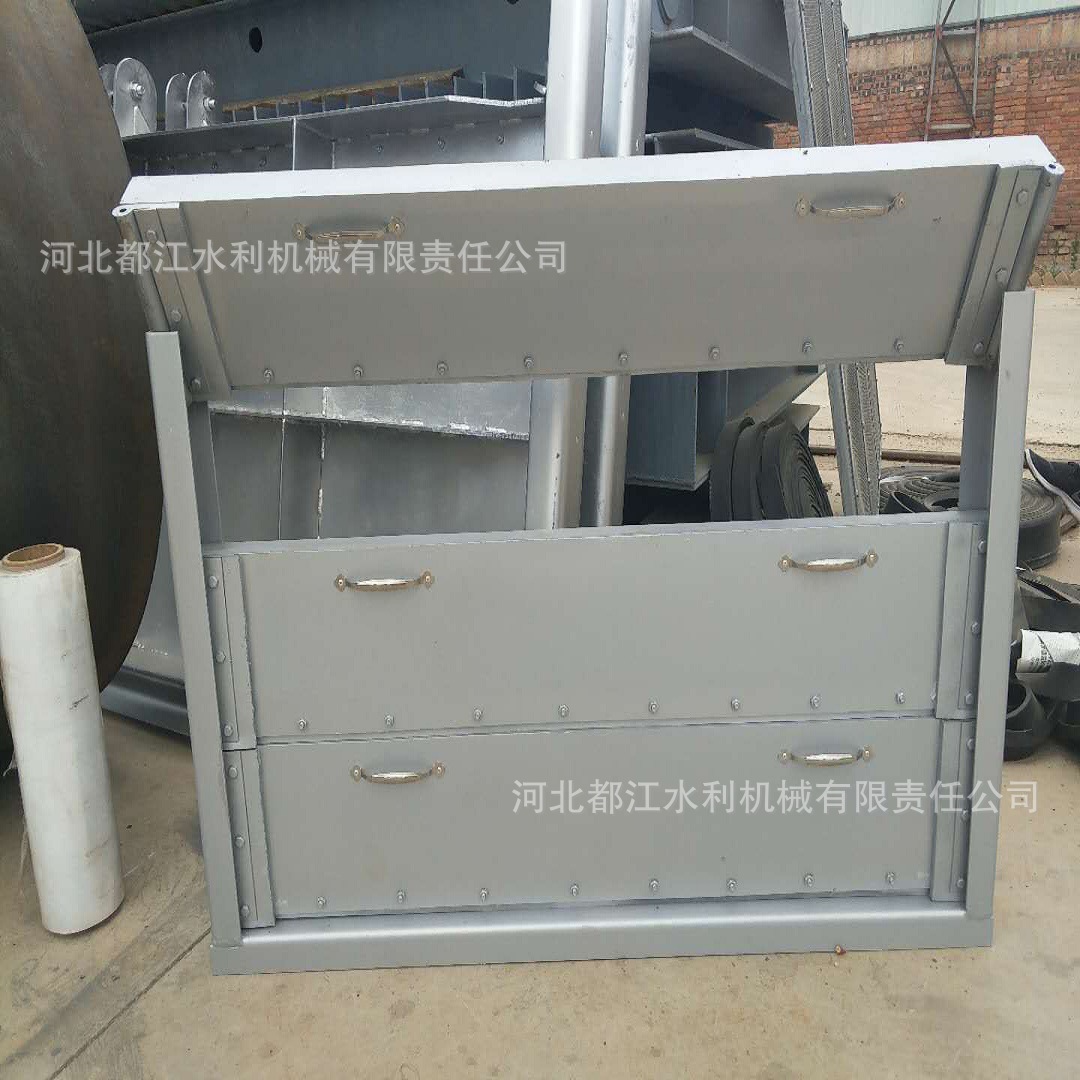 闸门实体厂家铝合金叠梁闸门不锈钢叠梁门叠梁钢闸门可配起吊装置-阿里巴巴