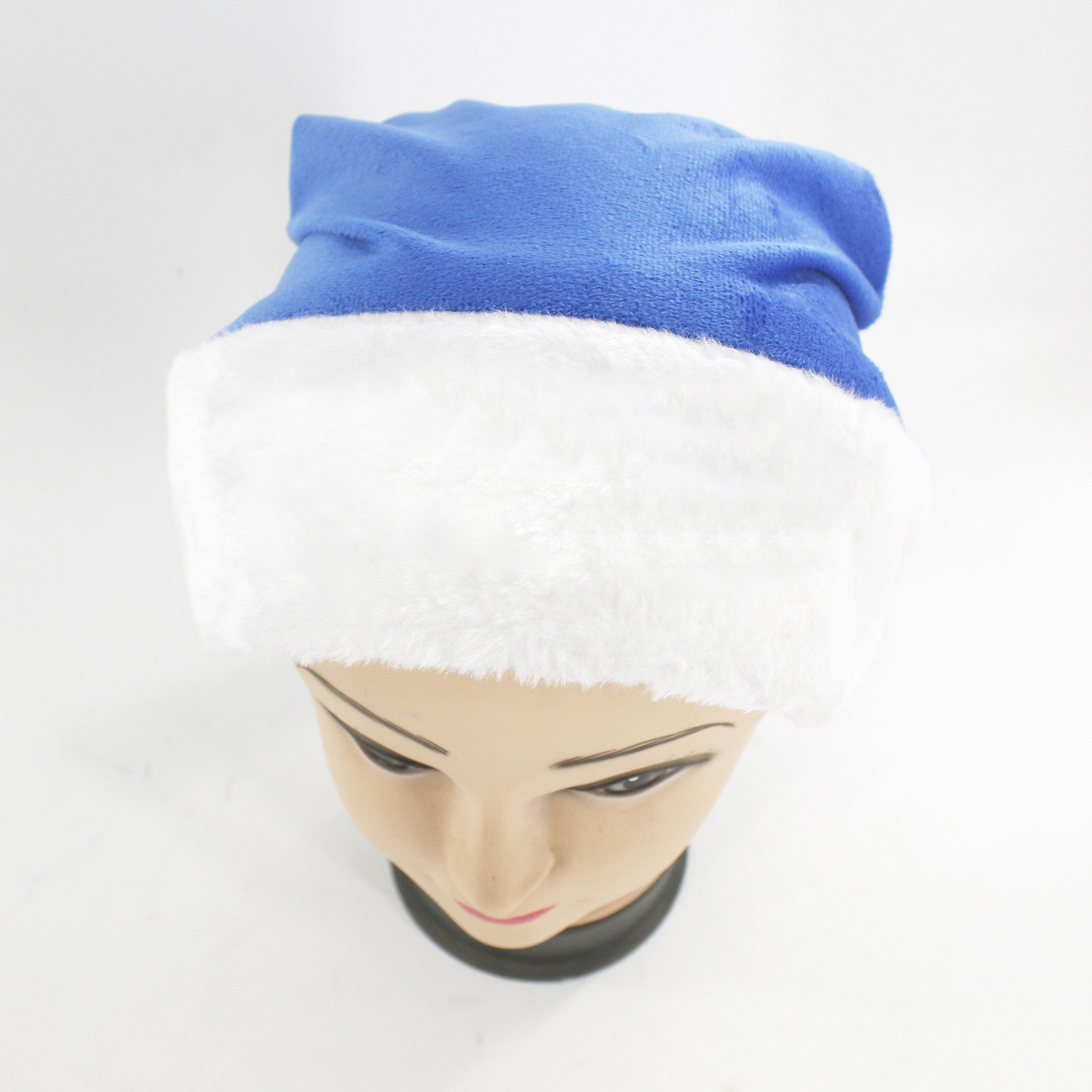 成人短毛绒帽 毛绒圣诞帽欧美圣诞节热销款厂家现货直销外贸专供